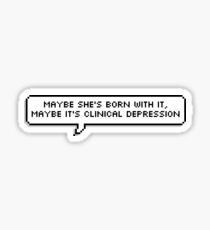 trixie mattel pixel speech bubble quote Sticker