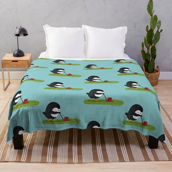 Item preview, Penguin cutting grass designed and sold by thepenguinsfamily.