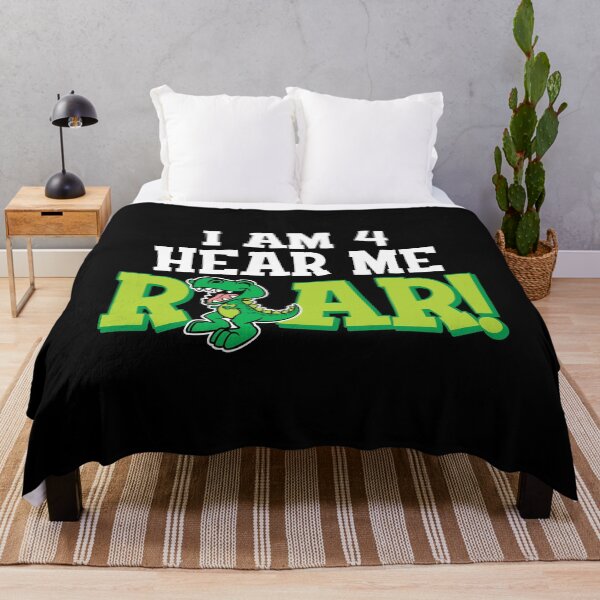 Item preview, I am 4 hear me roar! t-rex dinosaur designed and sold by Scoopivich.