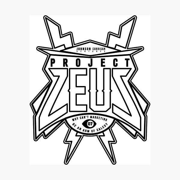 Item preview, Project Zeus Black Art designed and sold by Primal Mistry.