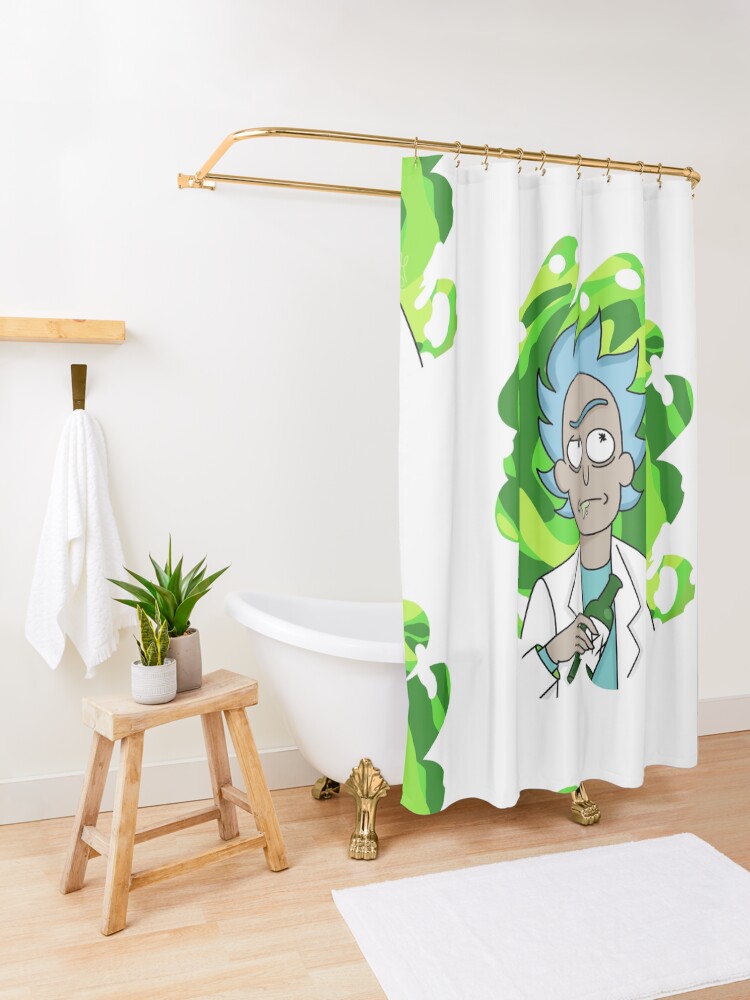 Alternate view of 3rd Drink Rick Shower Curtain