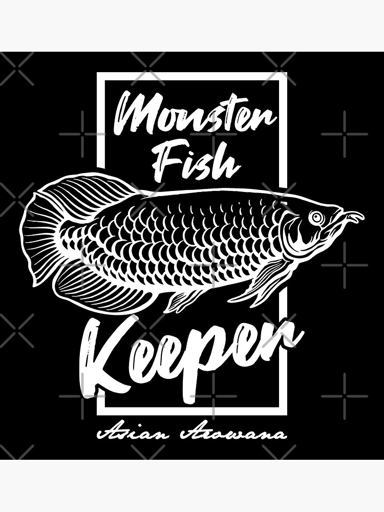 Monster Fish Keeper Arowana Tropical Fish Art Print for Sale by