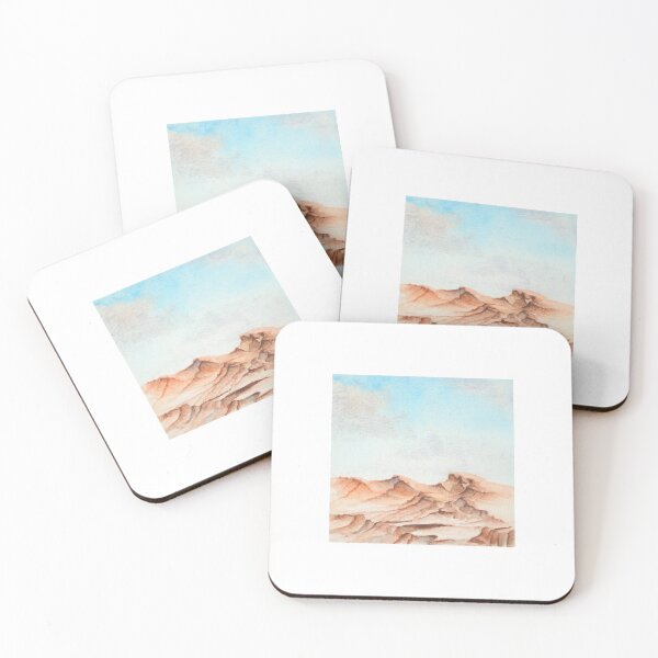 Item preview, Desert landscape watercolor painting designed and sold by dragonwraith61.