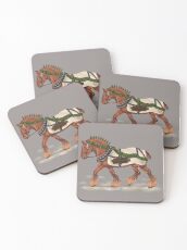 Christmas Shire Coasters