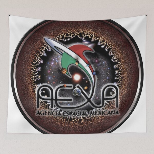 Item preview, Logotipo de la Agencia Espacial Mexicana con el Universo! designed and sold by Pablo Carlos Budassi.
