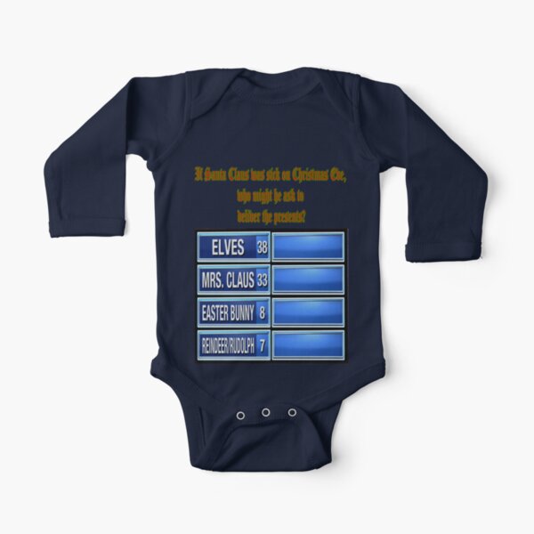Replacement Santa Long Sleeve Baby One-Piece