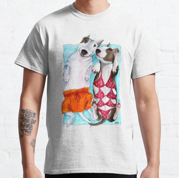 Bull Terrier Summer Time Classic T-Shirt