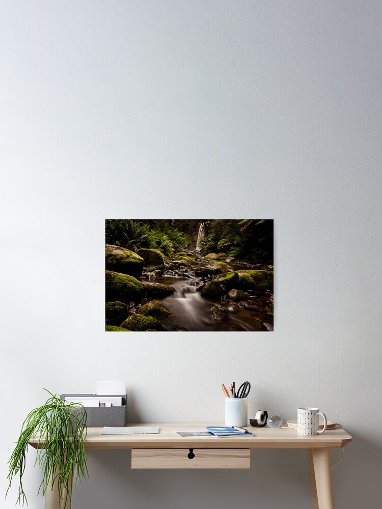 Thumbnail 2 of 3, Poster, Hopetown Falls - Otways Victoria designed and sold by GraemeBuckland.