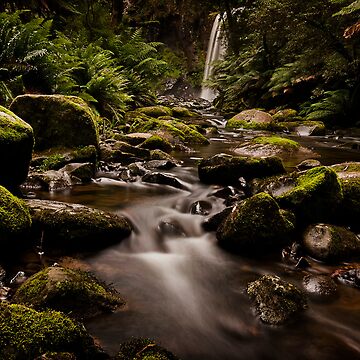 Artwork thumbnail, Hopetown Falls - Otways Victoria by Graeme Buckland