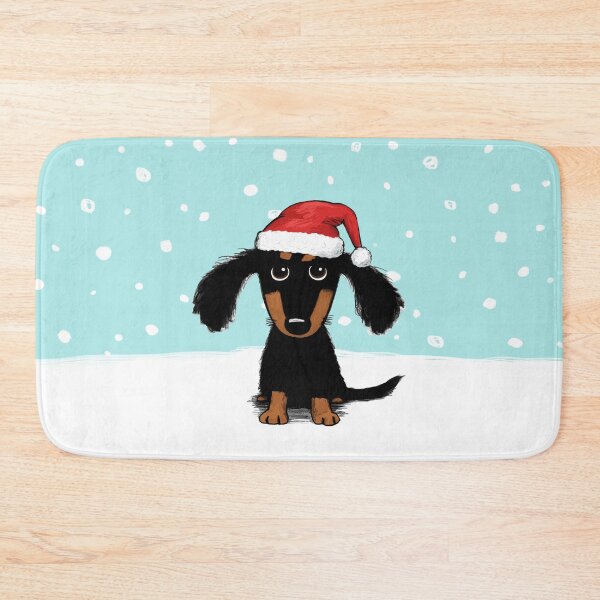 Item preview, Cute Dachshund Christmas | Winter Wiener Dog Santa designed and sold by Jenn Inashvili.