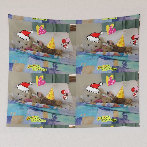 Artikelvorschau, Christmas Greetings,waiting for Santa, from The Bears entworfen und verkauft von ginnymac.