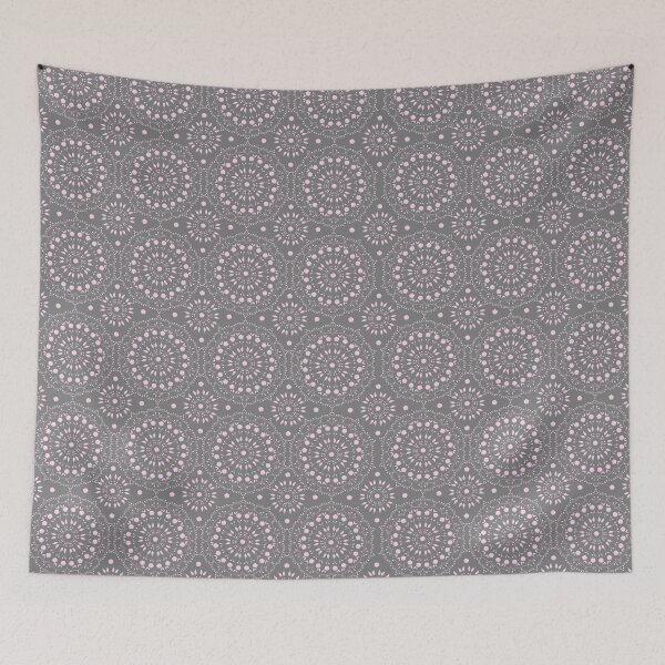 Item preview, Mandala with peach accents, and gray background designed and sold by laura lacina.