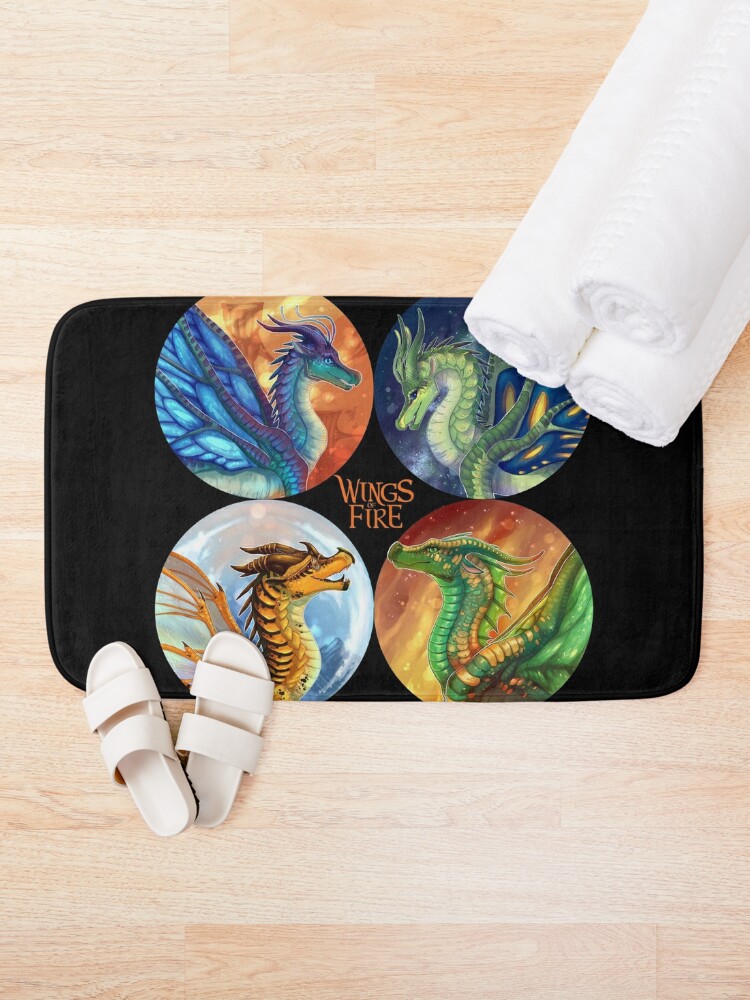 Alternate view of Wings of Fire - Heroes of the Lost Continent Bath Mat