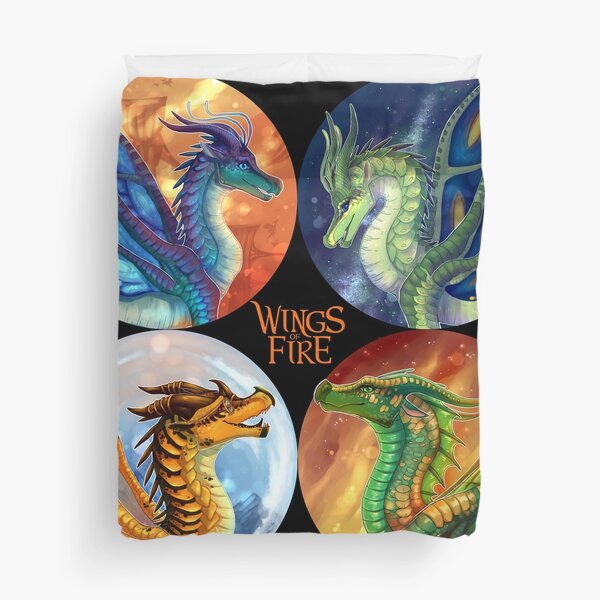 Wings of Fire - Heroes of the Lost Continent Duvet Cover