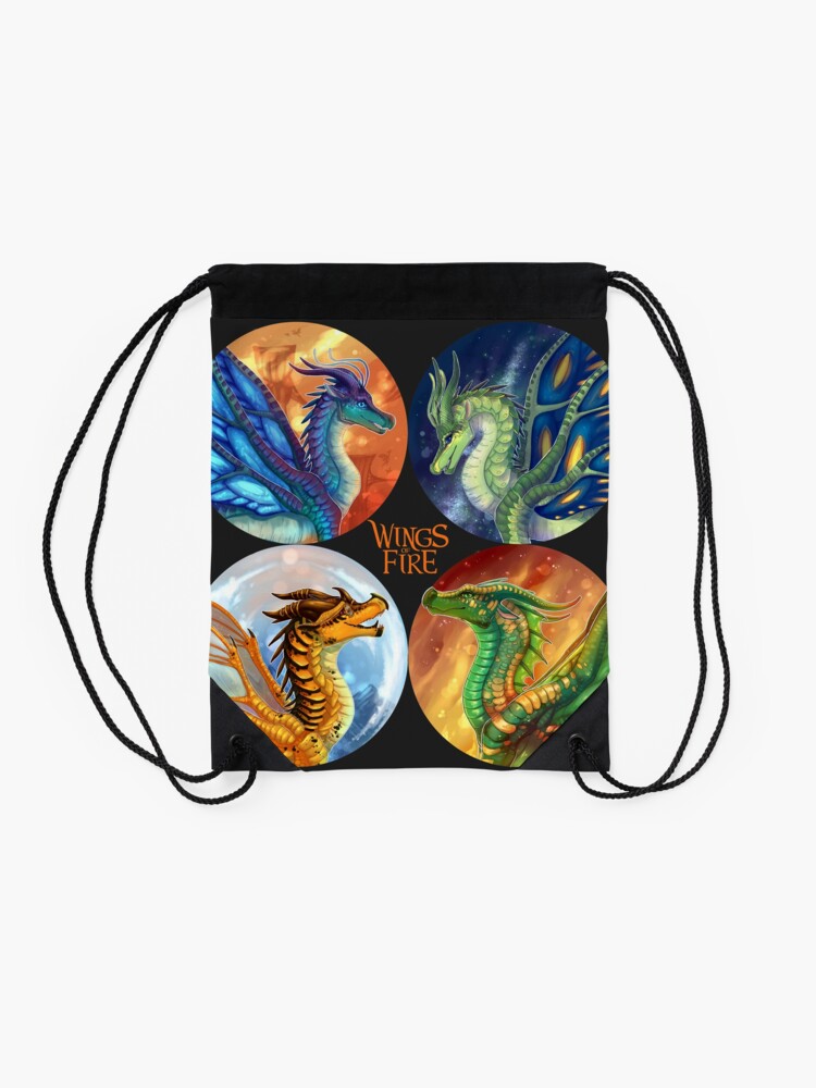 Alternate view of Wings of Fire - Heroes of the Lost Continent Drawstring Bag