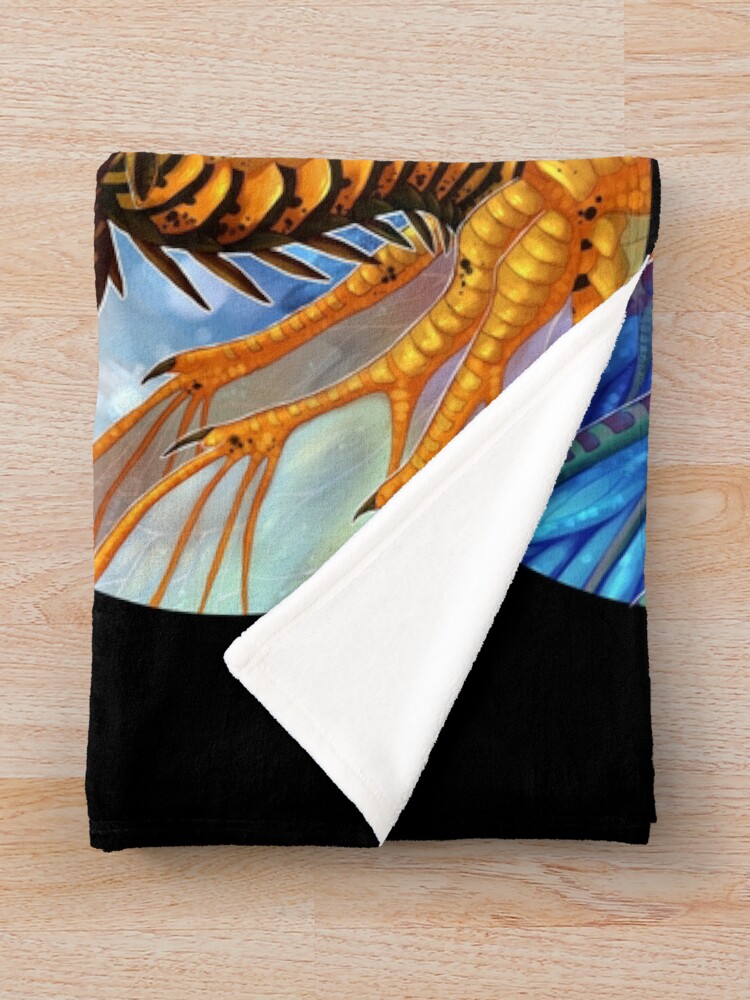 Alternate view of Wings of Fire - Heroes of the Lost Continent Throw Blanket