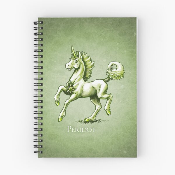 Item preview, August Birthstone Unicorn: Peridot Gemstone Fantasy Artwork designed and sold by stephsmith.