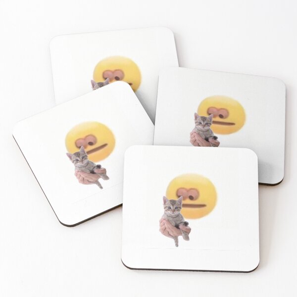 Item preview, Funny emoji holding cat  designed and sold by vibecheck400.