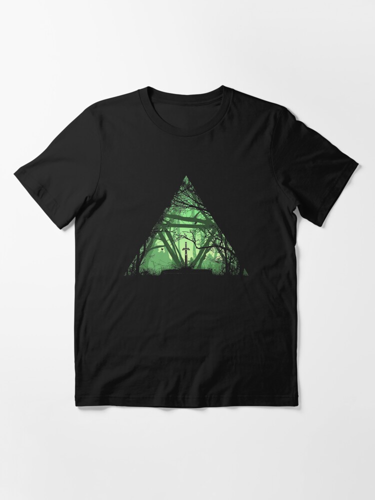 Thumbnail 2 of 7, Essential T-Shirt, Sword in the Forest designed and sold by Donnie Art.