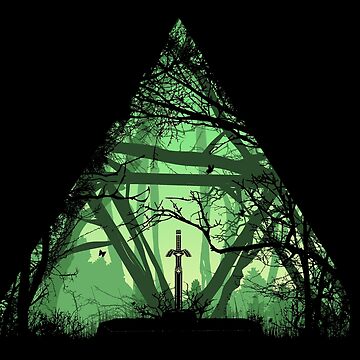 Artwork thumbnail, Sword in the Forest by DonnieArts