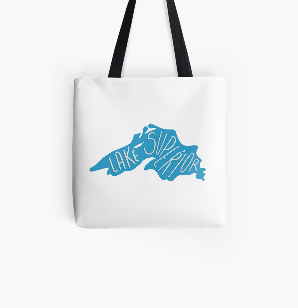 Tote Bag: Lake Superior embroidered patch