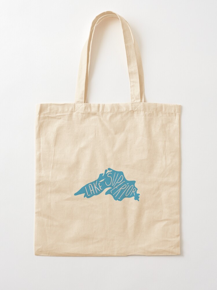 Tote Bag: Lake Superior embroidered patch