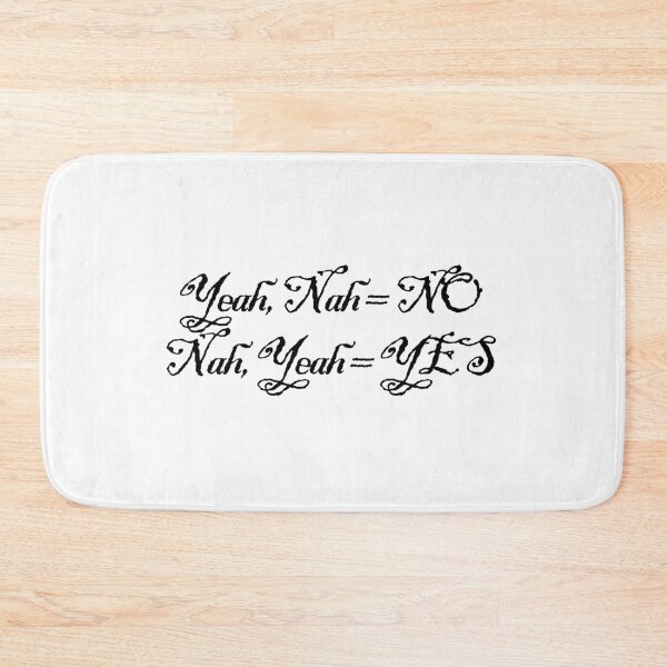 Item preview, Yeah, Nah = No. Nah, Yeah = Yes (old writing) designed and sold by dodgerock.