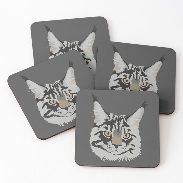Item preview, Denzel the Maine Coon Cat designed and sold by KCPetPortraits.
