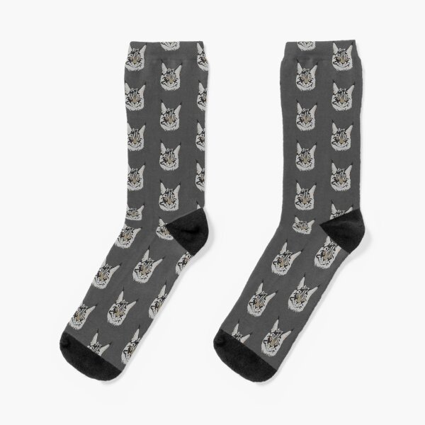 Denzel die Maine Coon Cat Socken