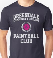 Greendale Community College Paintballklub Slim Fit T-Shirt