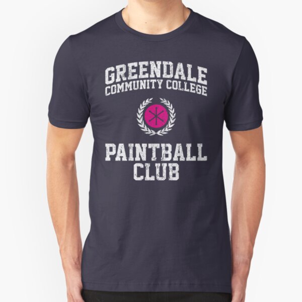 Greendale Community College Paintball Club Slim Fit T-Shirt