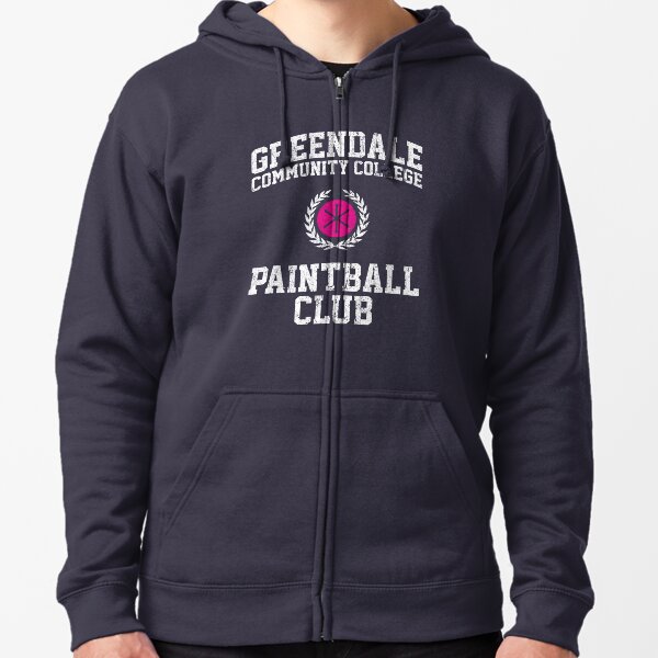 Greendale Community College Paintball Club Zipped Hoodie