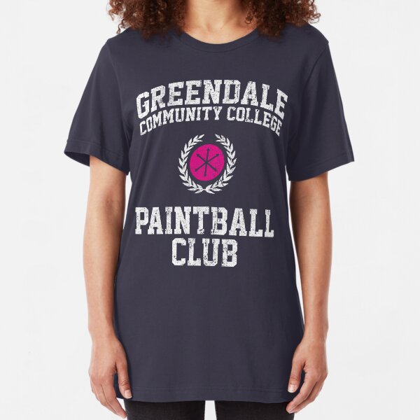 Greendale Community College Paintball Club Slim Fit T-Shirt