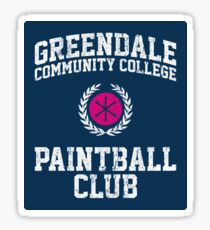 Greendale Community College Paintball Club Sticker
