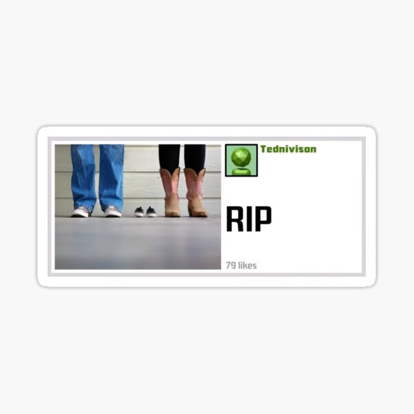 CallMeCarson - "RIP" Sticker