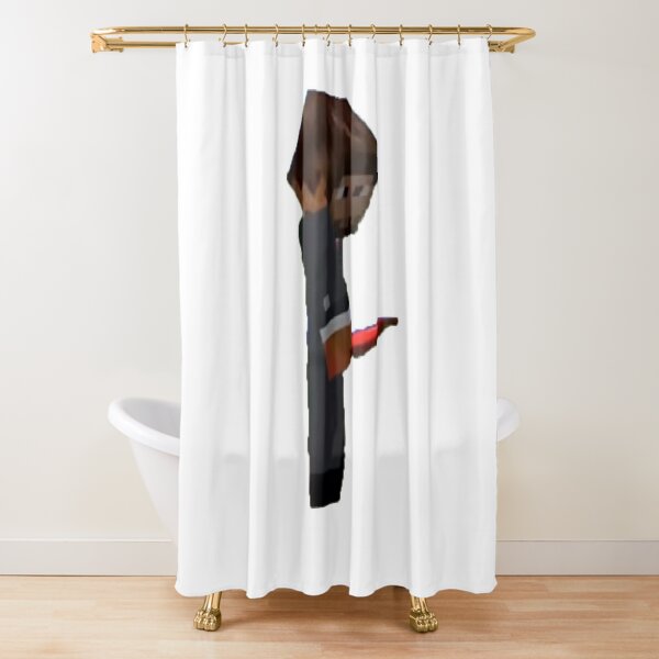 jschlatt - "APPLE" (Transparent) Shower Curtain