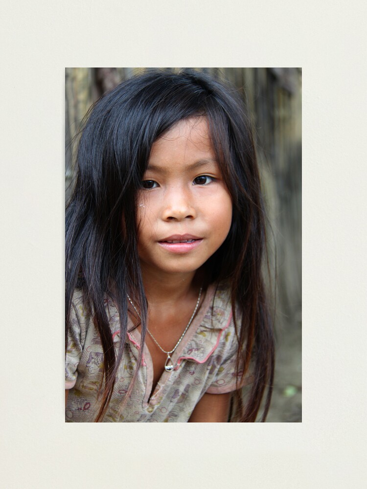 Alternate view of Lao girl Photographic Print