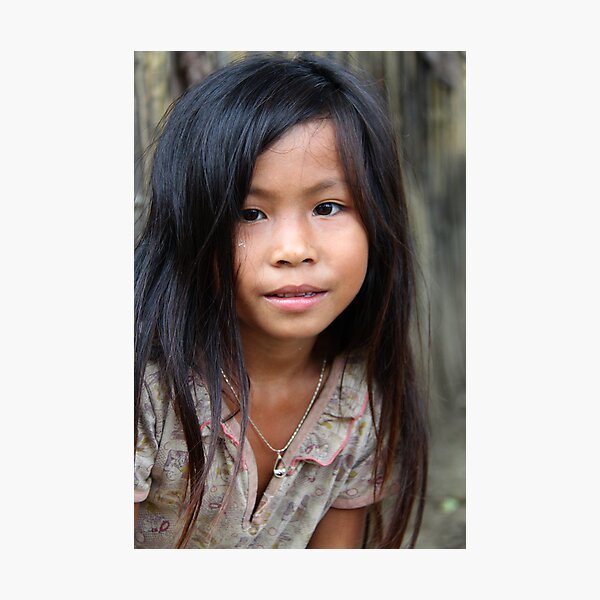 Lao girl Photographic Print
