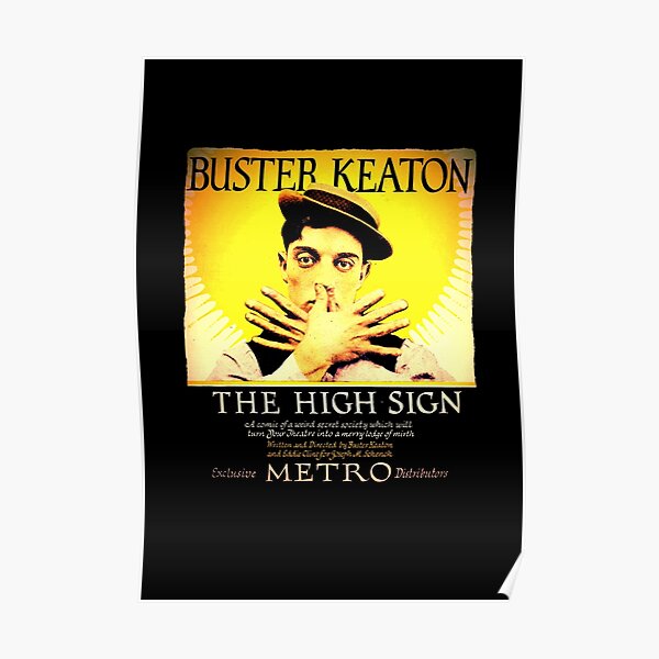 Buster Keaton - The High Sign Poster