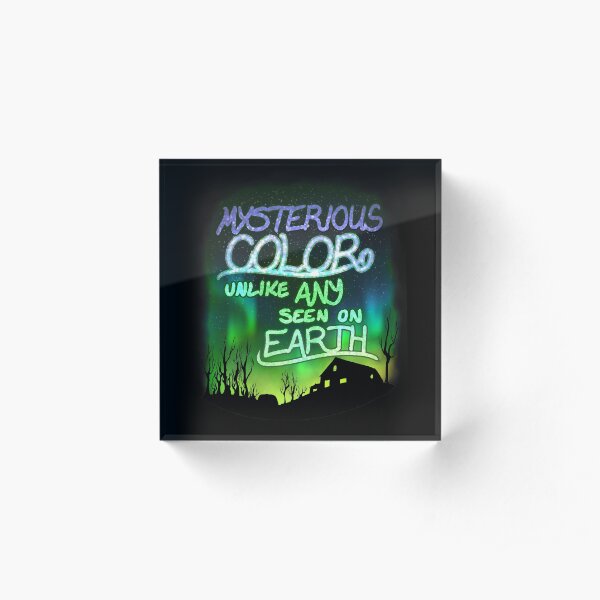 Mysterious Color Unlike Any Seen On Earth Acrylic Block