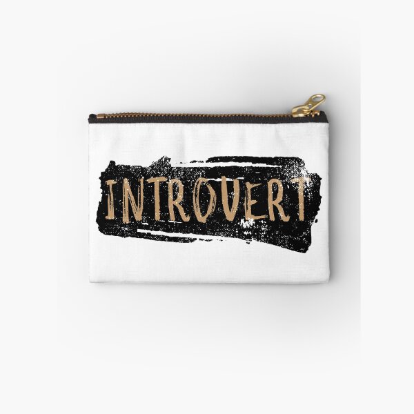 Item preview, Introvert Vintage Brush Splatter Art designed and sold by Creatively Torn.