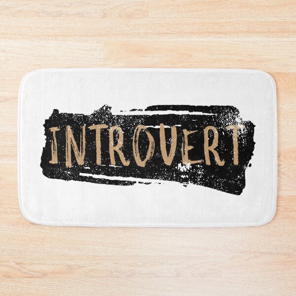 Item preview, Introvert Vintage Brush Splatter Art designed and sold by Creatively Torn.