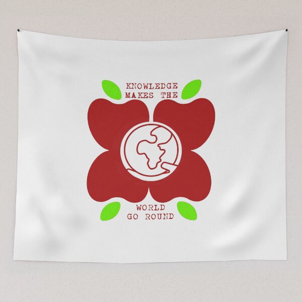 Item preview, Knowledge Makes The World Go Round designed and sold by TeachUrb.