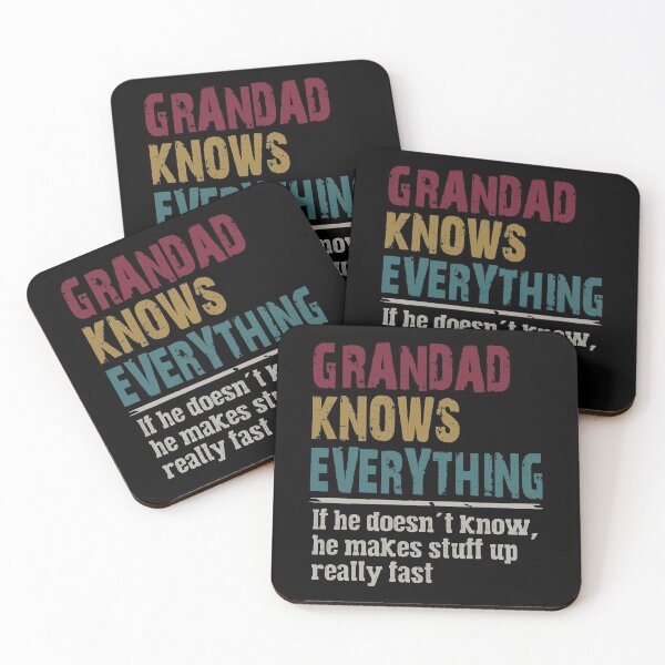 Item preview, Grandad Knows Everything - Grandad Gift - Funny Grandpa Shirt designed and sold by BlueShop.