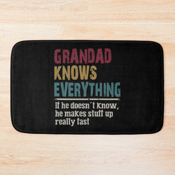 Item preview, Grandad Knows Everything - Grandad Gift - Funny Grandpa Shirt designed and sold by BlueShop.