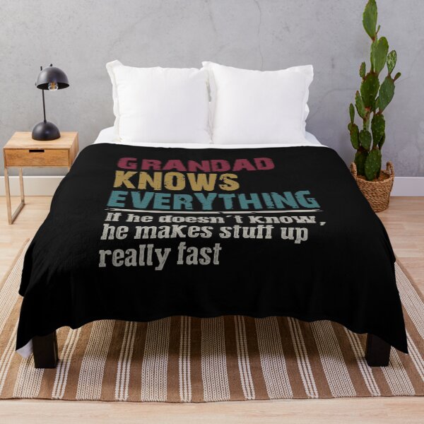 Item preview, Grandad Knows Everything - Grandad Gift - Funny Grandpa Shirt designed and sold by BlueShop.
