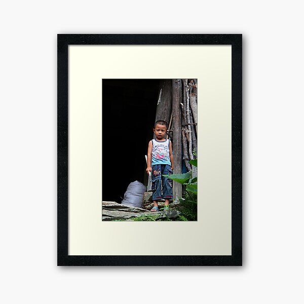 Curious Framed Art Print