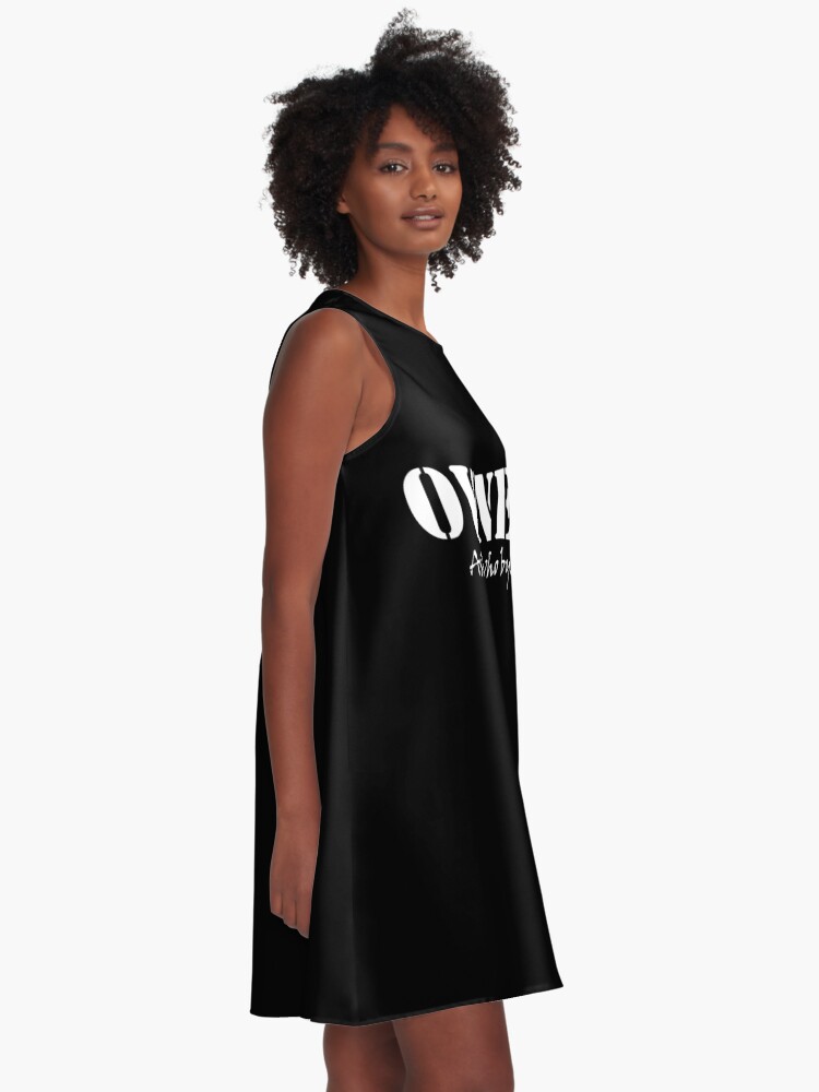 Owned Ask Me Who By product for Submissive Slaves | A-Line Dress