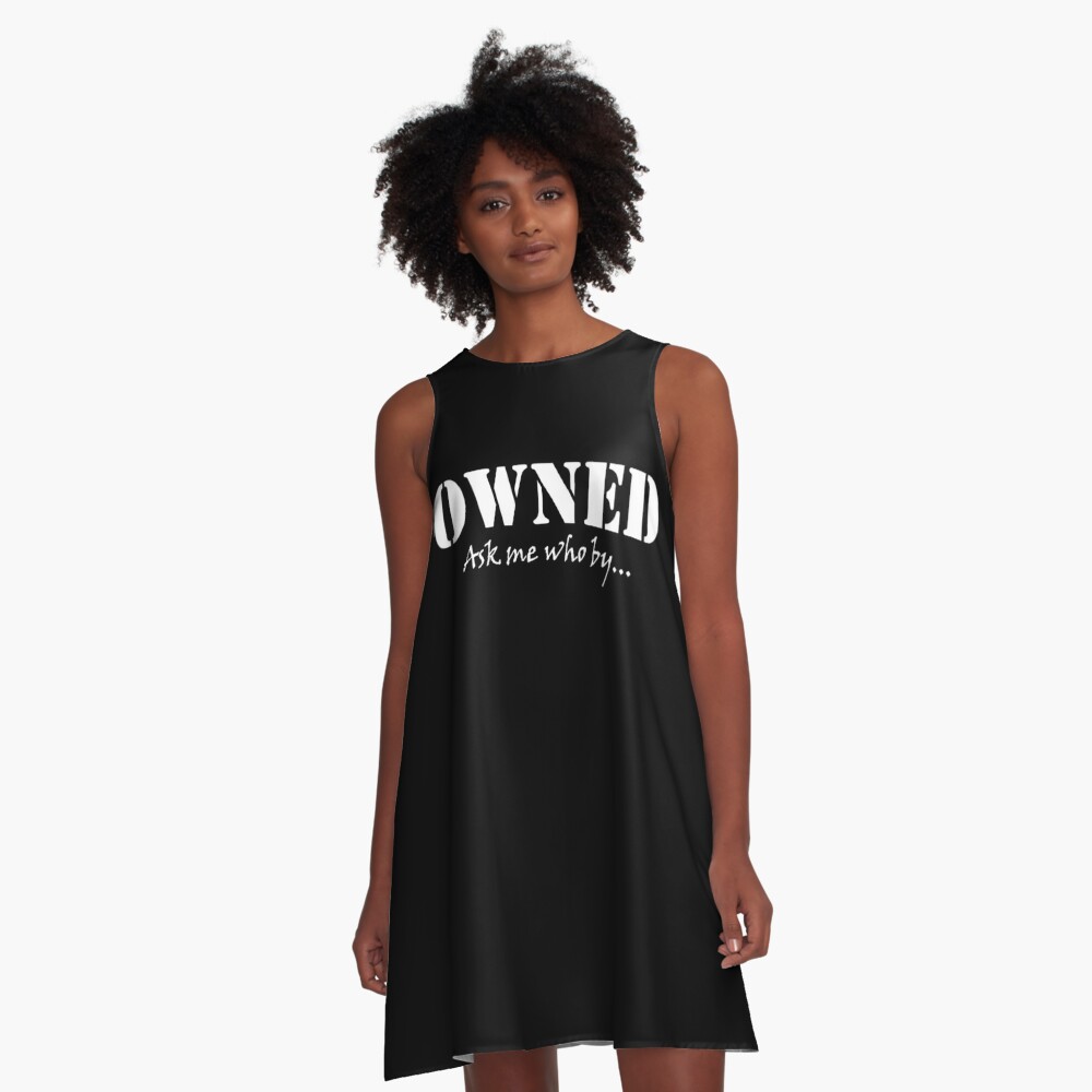 Owned Ask Me By Whom For Submissive Slave Bdsm Women's Tank Top by Noirty  Designs - Pixels