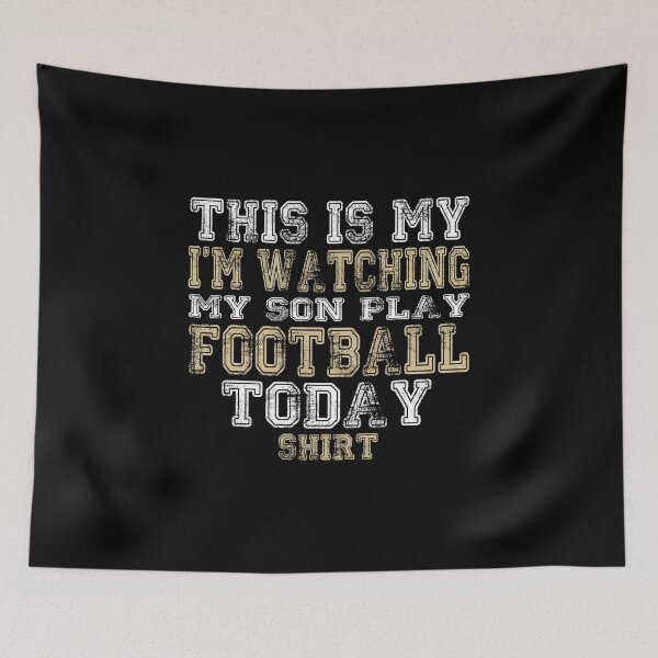 Item preview, This Is My I'm Watching My Son Play Football Today Shirt designed and sold by nikkidawn74.